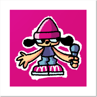 PaRappa Pixel Posters and Art